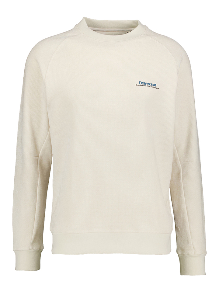 Beige trui met logo Dstrezzed