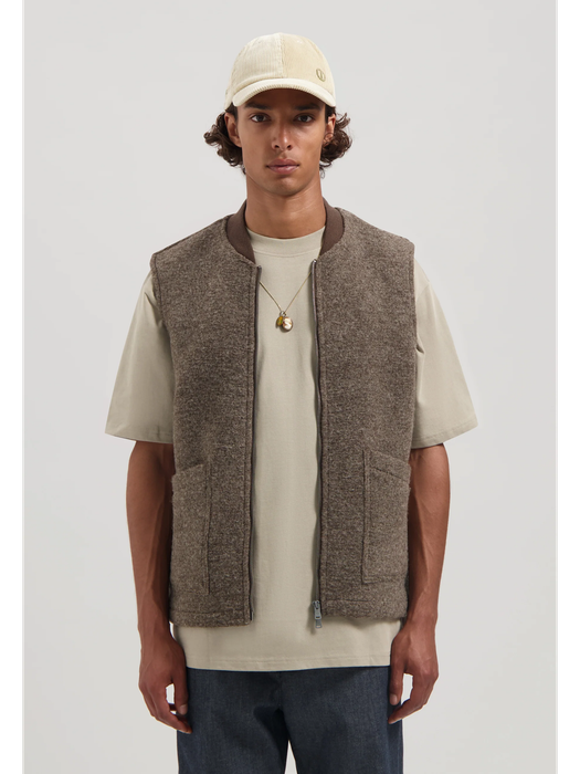 Bruine bodywarmer Dstrezzed