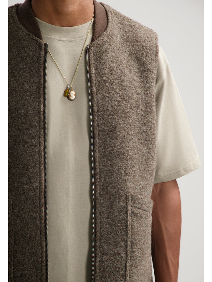 Bruine bodywarmer Dstrezzed 