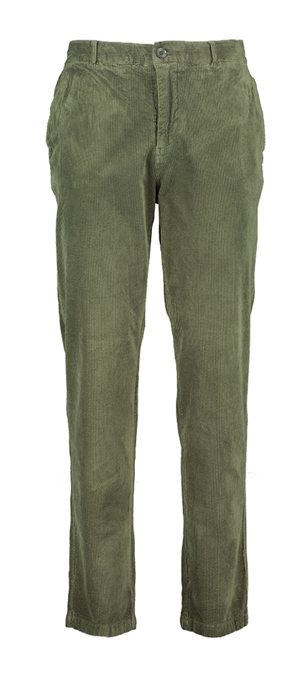 Groene ribfluwelen broek Dtrezzed 