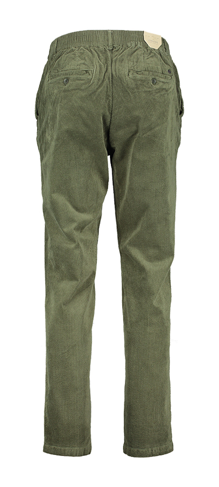Groene ribfluwelen broek Dtrezzed 