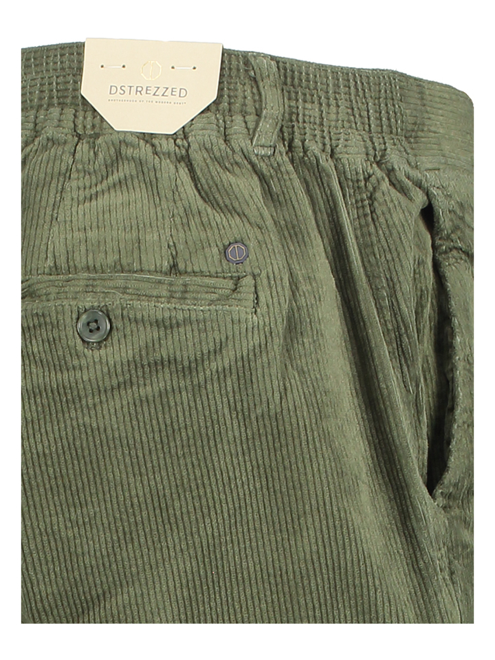 Groene ribfluwelen broek Dtrezzed 