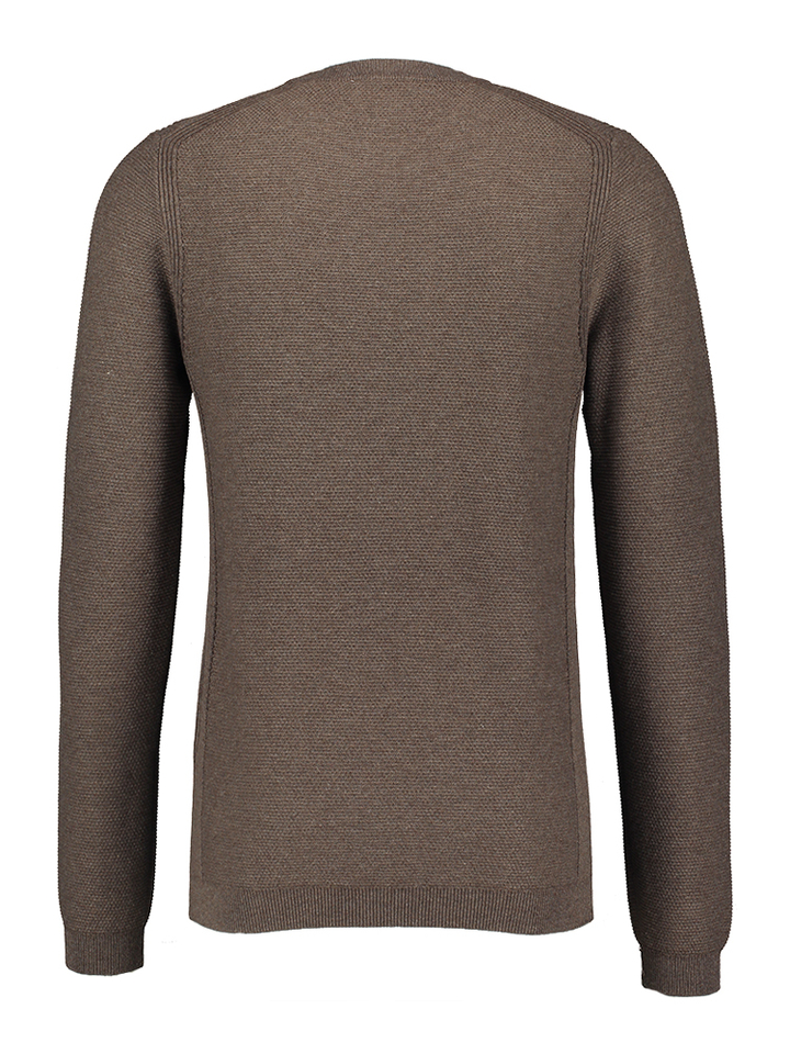 Taupe Katoenen Trui Dstrezzed