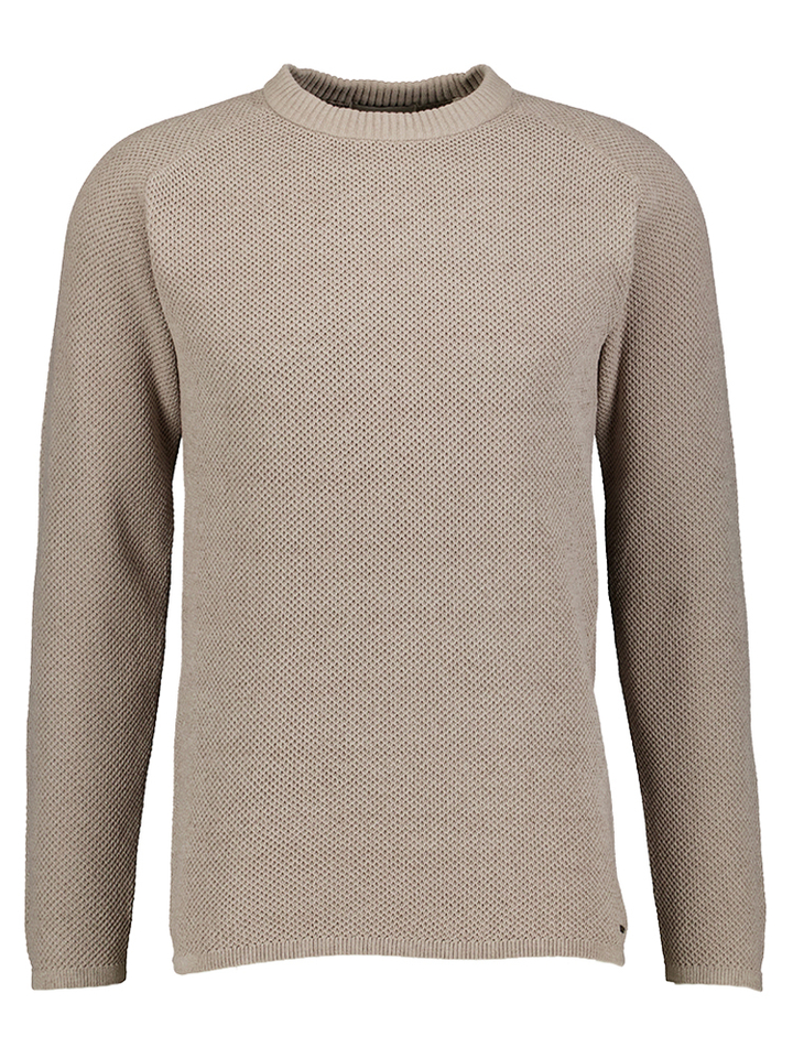 Beige trui met ronde hals Dstrezzed 