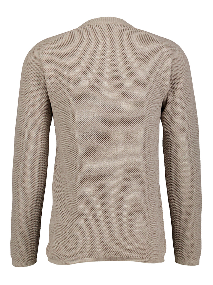 Beige trui met ronde hals Dstrezzed 