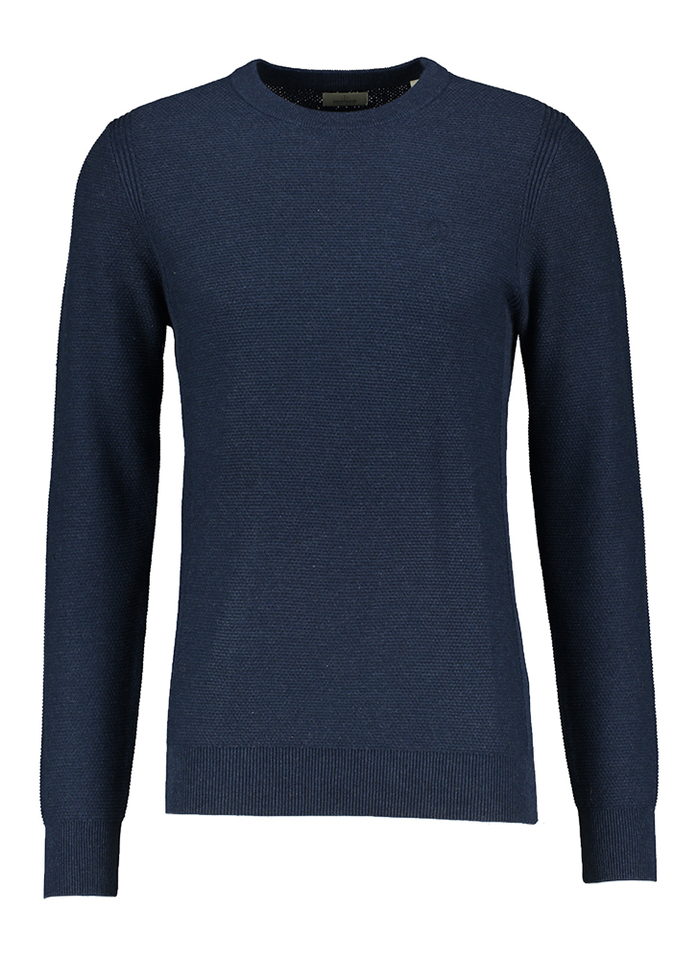 Blauwe trui met ronde hals Dstrezzed 