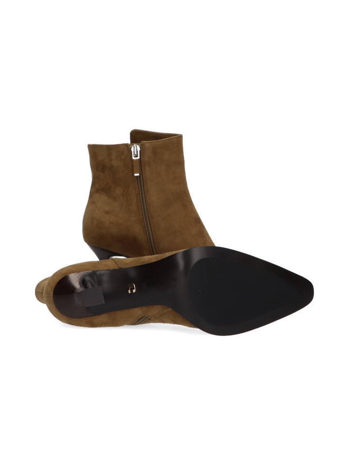 Verde olivia enkellaars Lola Cruz