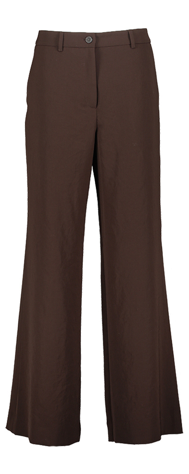 Bruine lange wijde broek Zenggi 