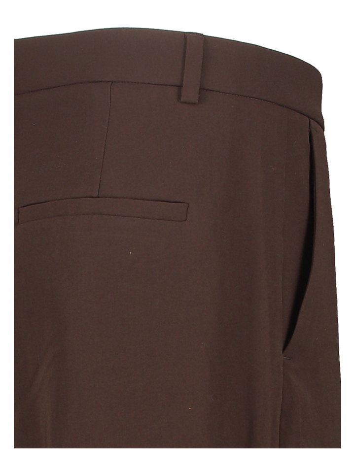 Bruine lange wijde broek Zenggi 