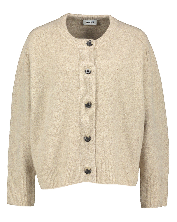 Beige wollen cardigan Zenggi