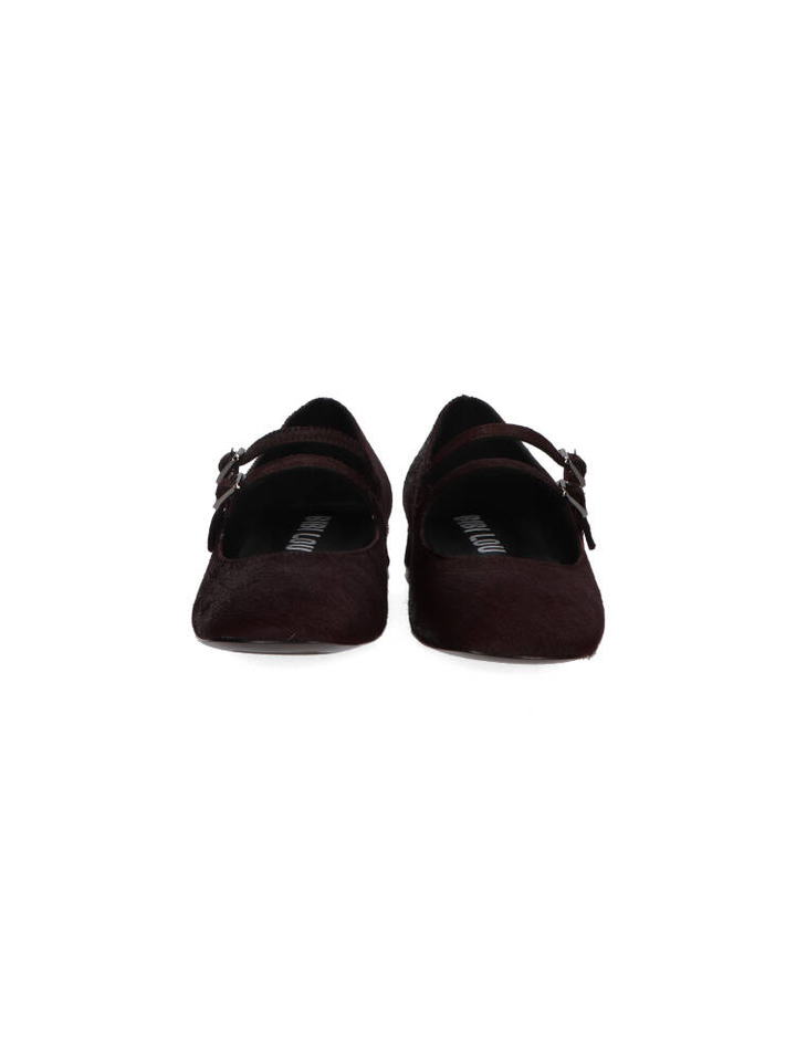 Bordeaux pumps in faux fur Bibi Lou
