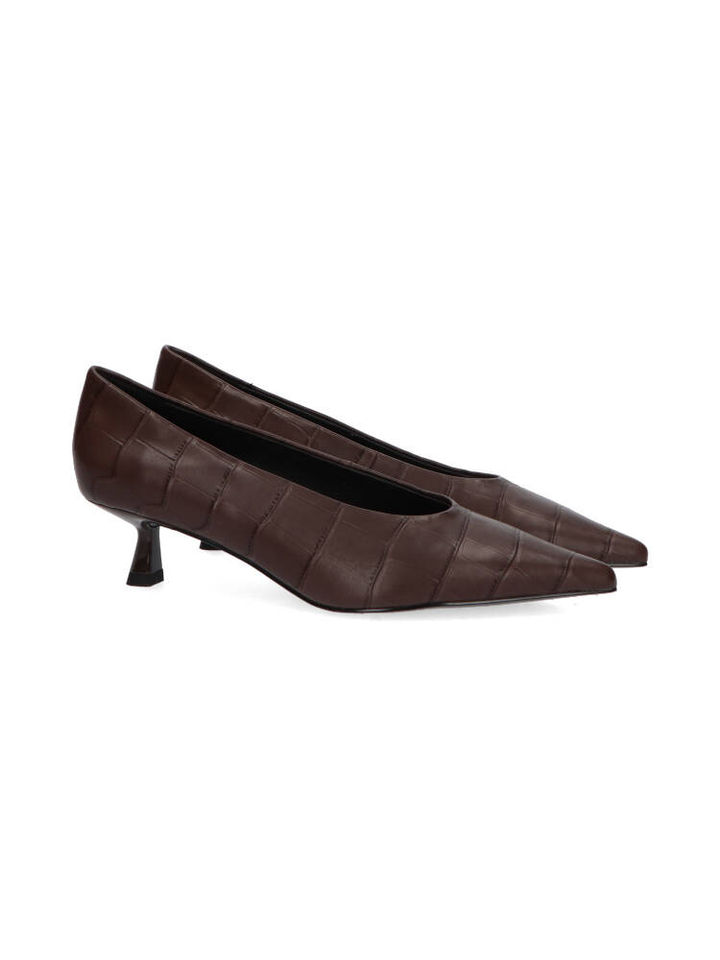 Marron pumps Bibi Lou