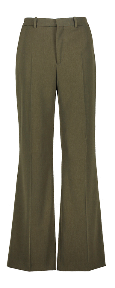 Kaki lange wijde broek Argue Drykorn