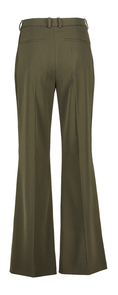 Kaki lange wijde broek Argue Drykorn