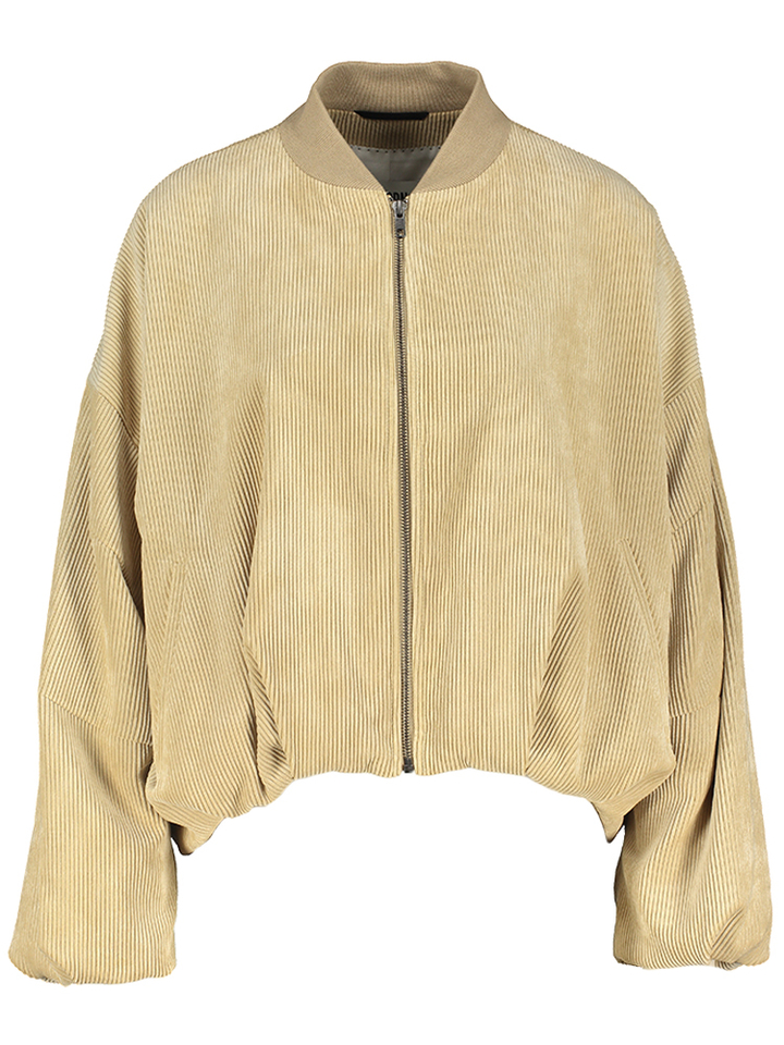 Beige ribfluweel vest Braddan Drykorn