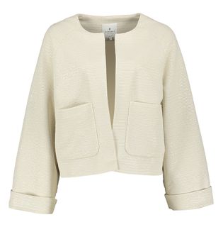 Xandres Ecru geklede vest met pailetten Boba