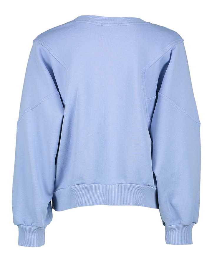 Lavendelkleurige katoenen sweater met ronde hals Wasp Morley