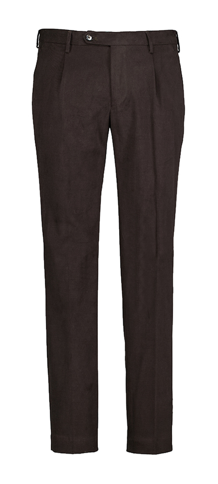 Bruine geklede broek Morello Berwich