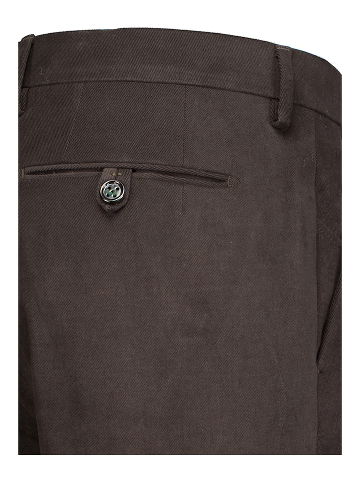 Bruine geklede broek Morello Berwich