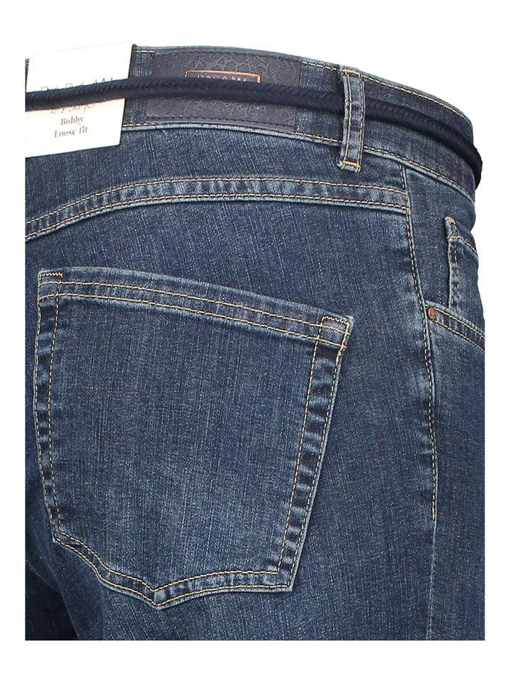 Blauwe tapered jeans 