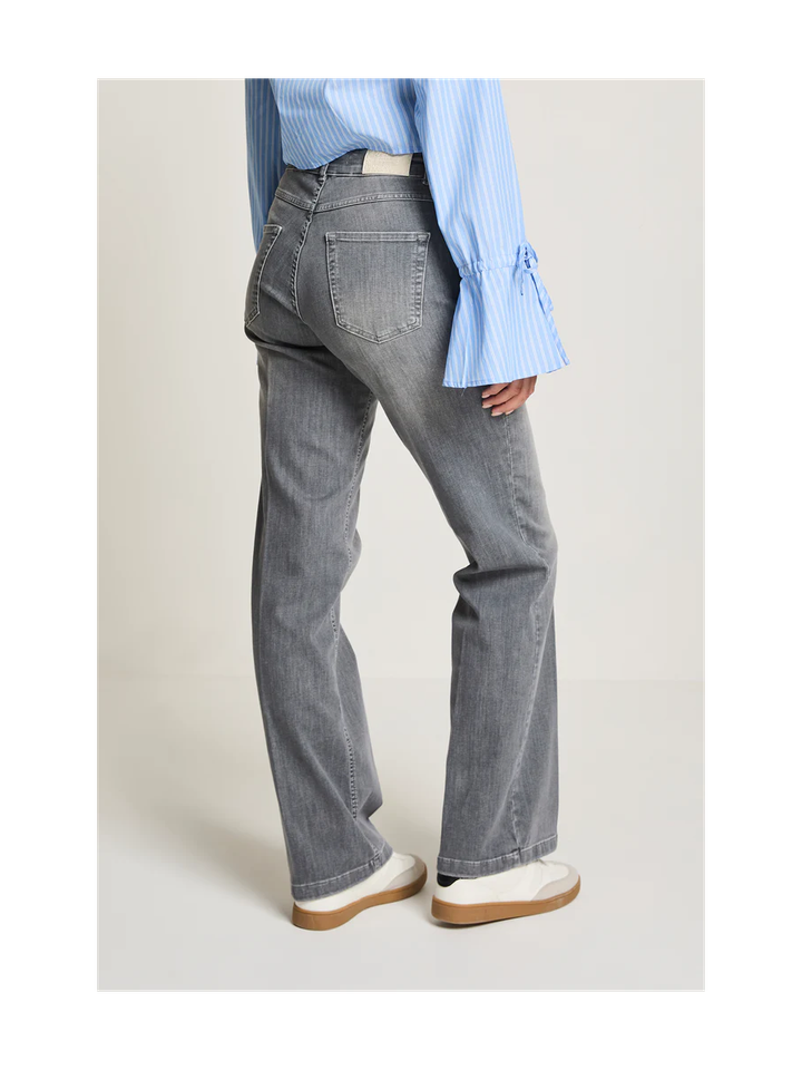 Grijze straight jeans Eve Para Mi 