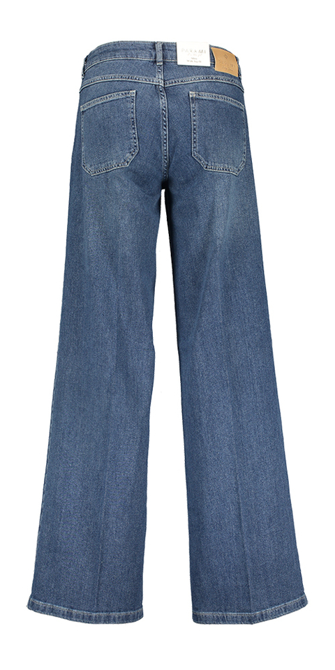 Blauwe wide leg jeans Mira Para Mi 