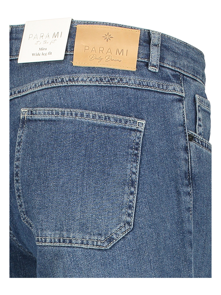 Blauwe wide leg jeans Mira Para Mi 