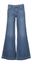 Blauwe wide leg jeans met hoge taille Scott Para Mi