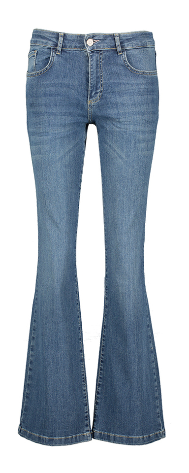 Blauwe flare fit jeans Jade Para Mi