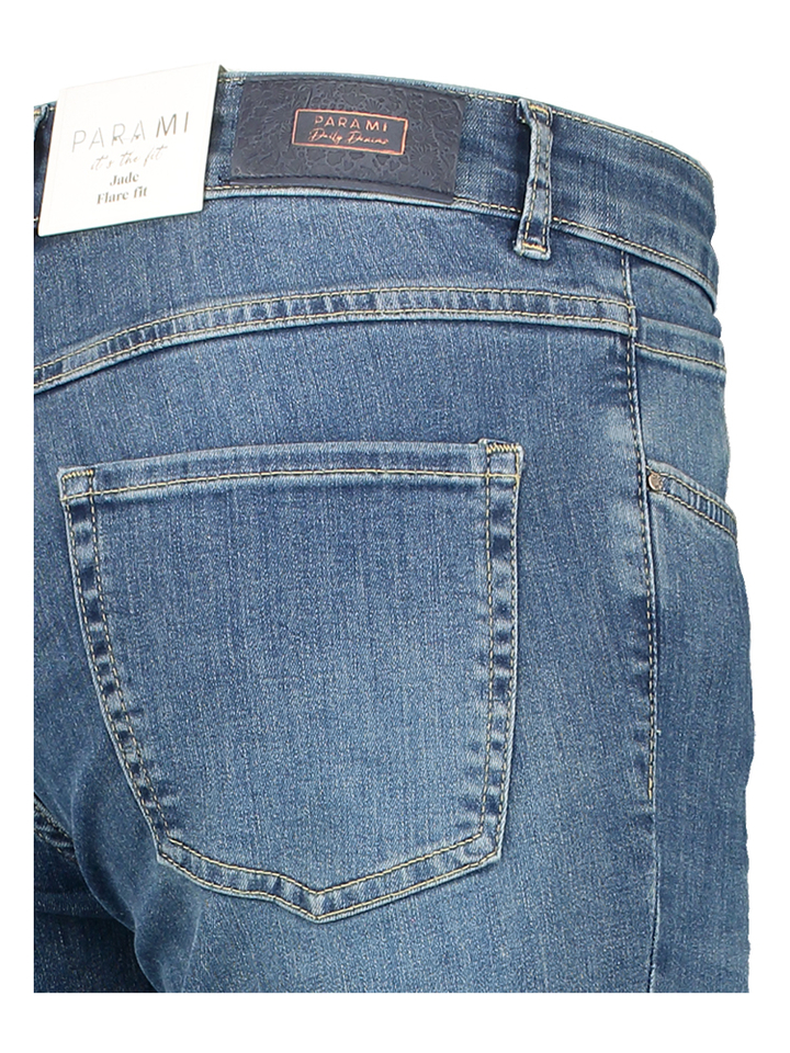 Blauwe flare fit jeans Jade Para Mi