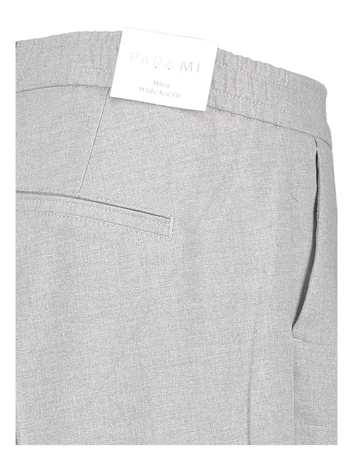 Grijze broek met plooi Mira City Para Mi