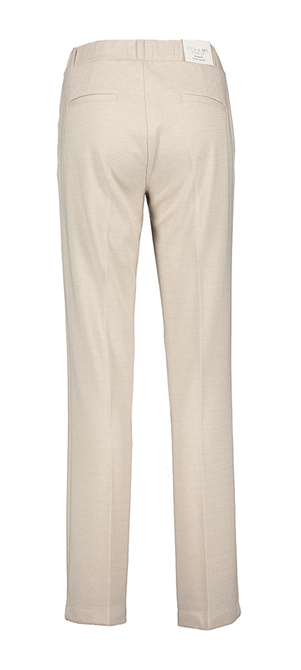 Beige broek met fijn patroon Hannah Para Mi 