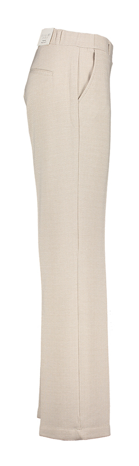 Beige broek met fijn patroon Hannah Para Mi 
