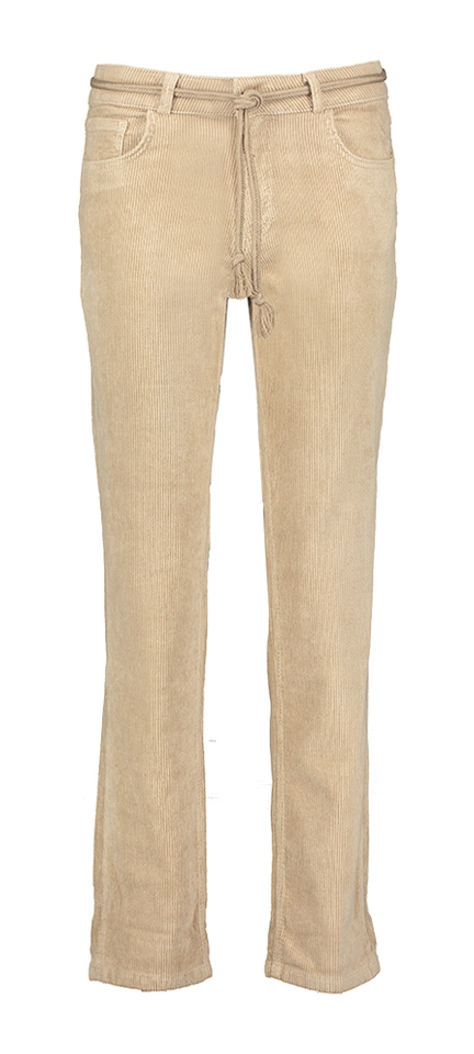Beige loose broek Bobby cord Para Mi