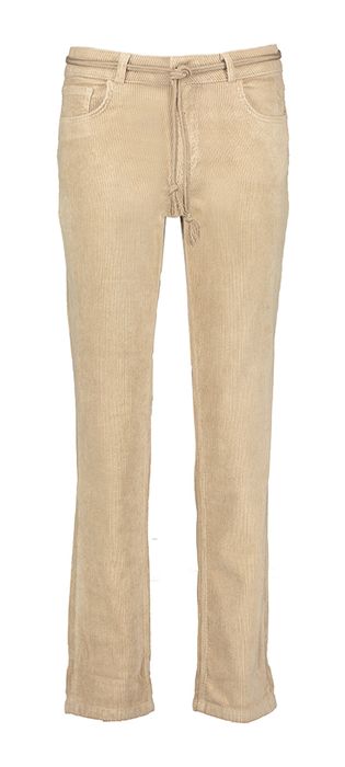 Beige loose broek Bobby cord Para Mi