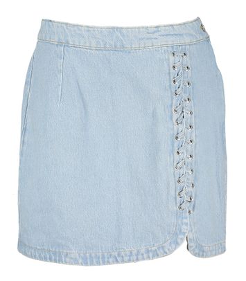 Korte blauwe jeansrok Cate Les Soeurs