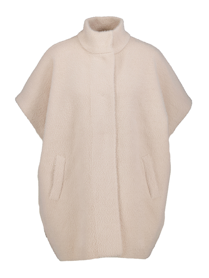 Beige gilet met knoopsluiting Helen Rino Pelle