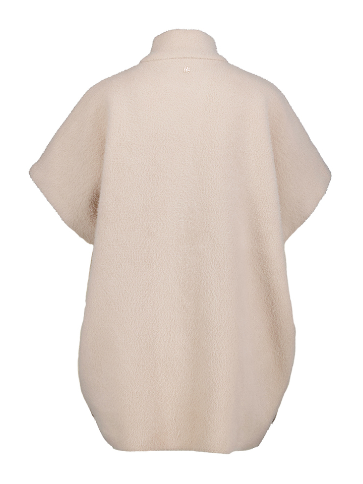 Beige gilet met knoopsluiting Helen Rino Pelle
