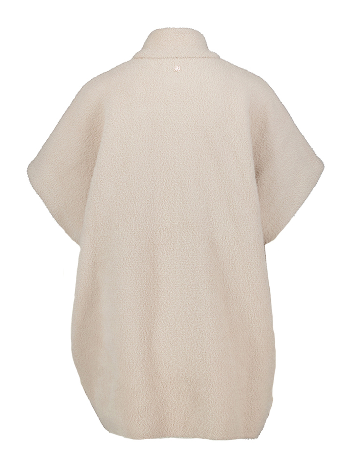 Beige fluffy jas Helen Rino Pelle