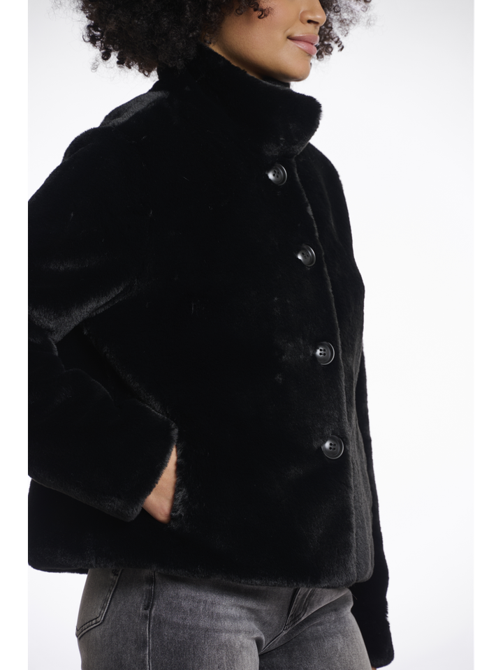 Zachte zwarte jas vie Rino Pelle 