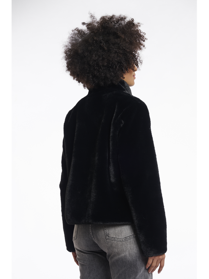 Zachte zwarte jas vie Rino Pelle 