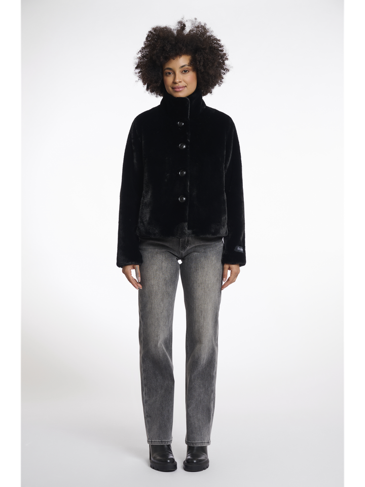 Zachte zwarte jas vie Rino Pelle 