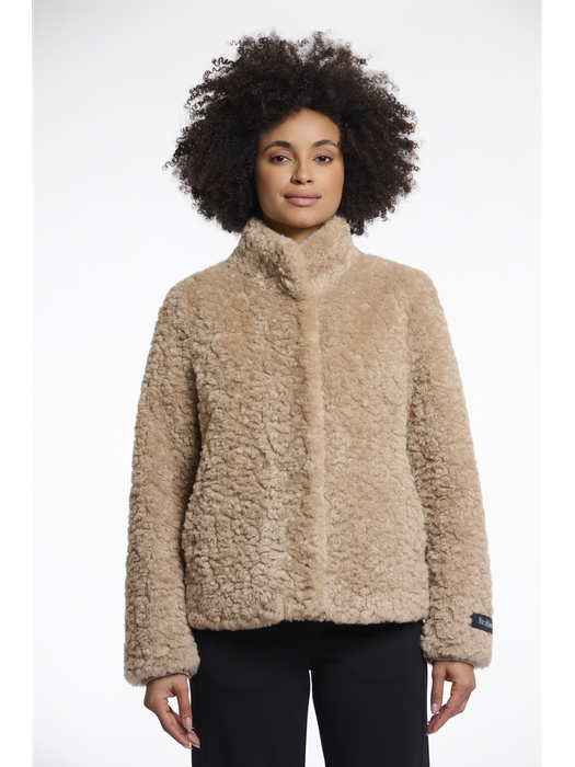 Zachte beige jas Kion Rino Pelle