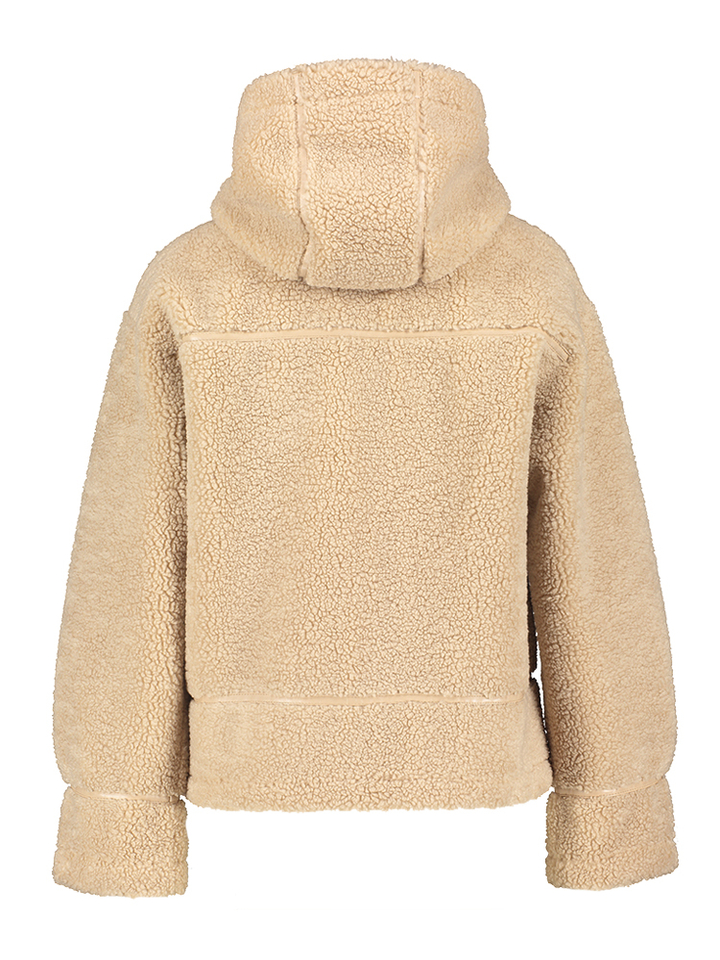 Beige teddy jas Felicia Rino Pelle