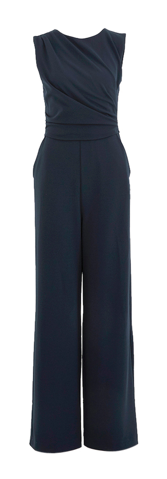 Donkerblauwe jumpsuit Swing