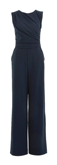 Donkerblauwe jumpsuit Swing