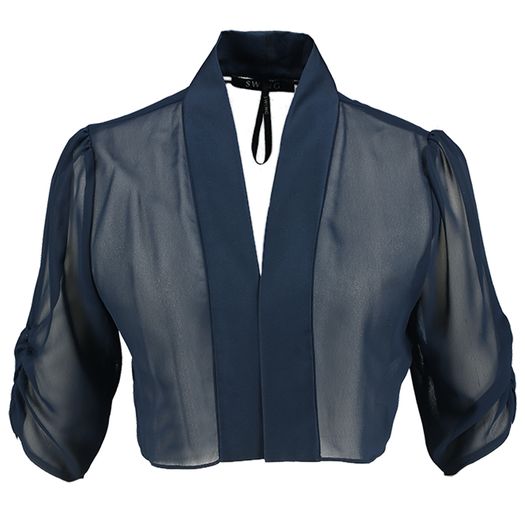 Blauwe transparante bolero Swing