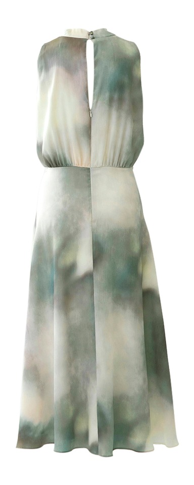 Multicolor feestelijke jurk Swing