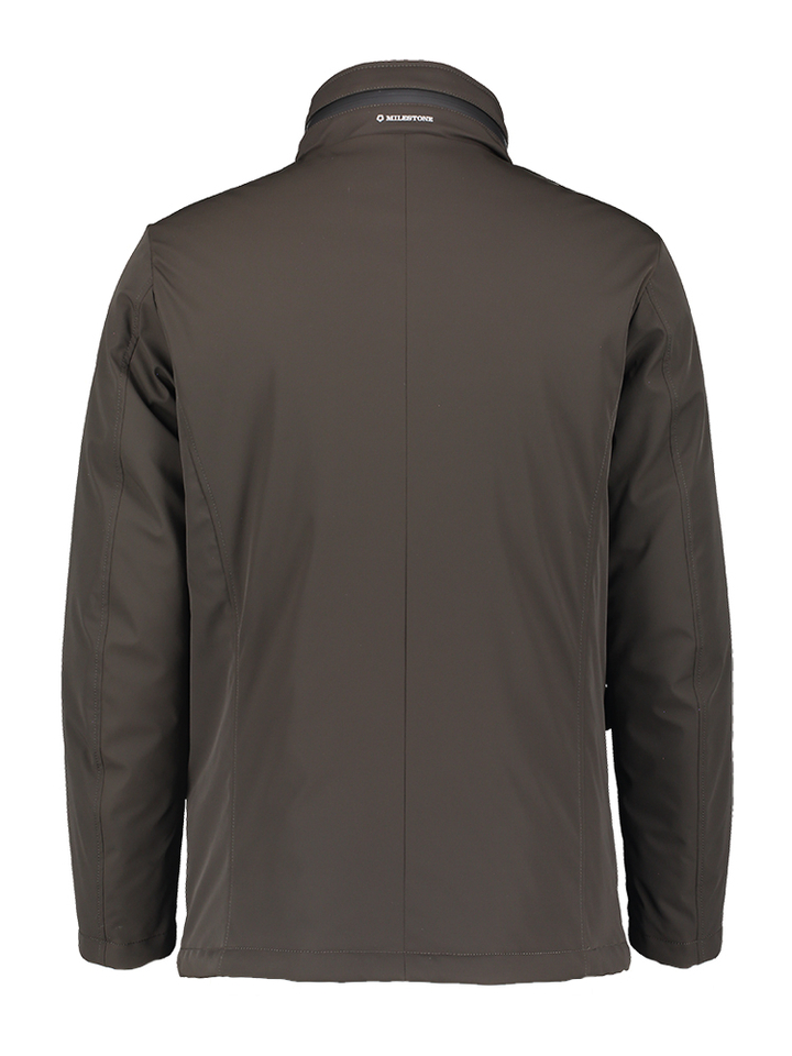 Olijf kleurige halflange water en winddichte jas  Preston Milestone