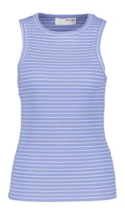Selected Blauwe gestreepte top